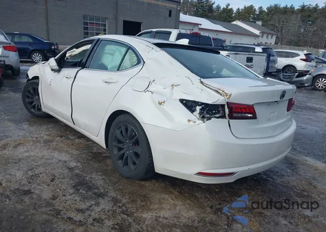 2016 Acura Tlx z USA, uszkodzony, nr VIN 19UUB1F38GA007318